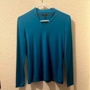 Talbots Petites teal long sleeve